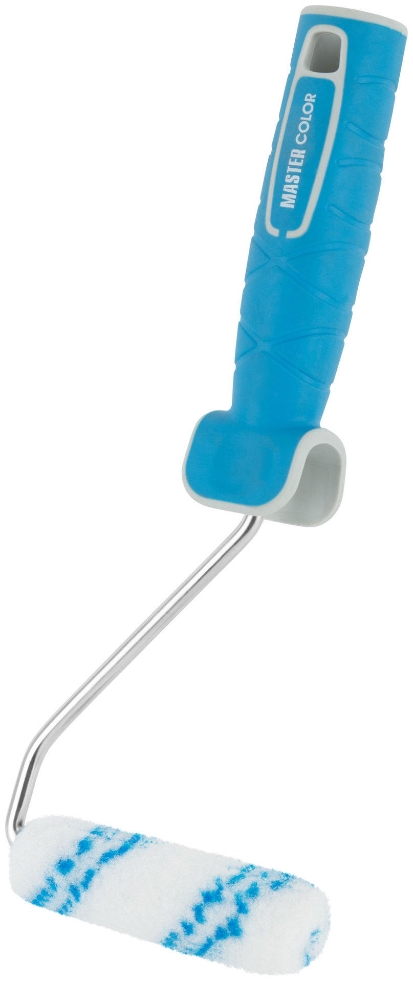 Ролик, ядро 15 мм, полиамид нейлон, ворс 9 мм, 2К-ручка 27 см, 100 мм (30-1056)