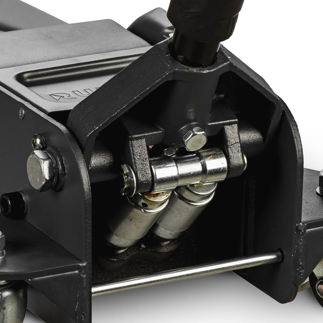 Домкрат подкатной низкого подхвата 3,5 т, 95-552 мм, усиленный RUNTEC RT-PJL35