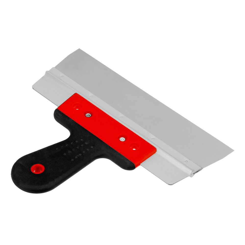 Шпатель фасадный из нержавеющей стали, 250 мм, узкое полотно, двухкомпонентная ручка Matrix (85514)