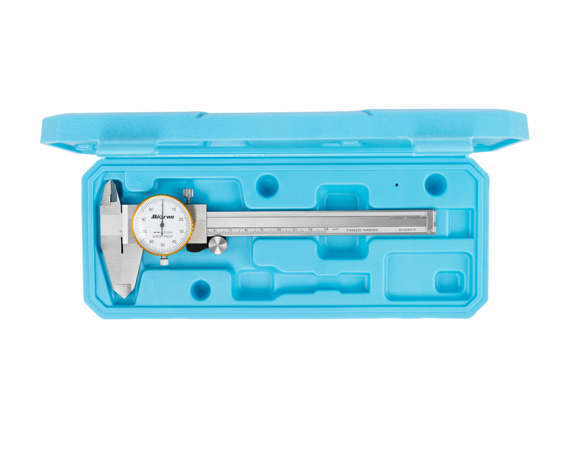 Штангенциркуль ШЦК-1-125 0,01 с круг. шкалой губ. 40мм (ГРСИ №70557-18) МИК