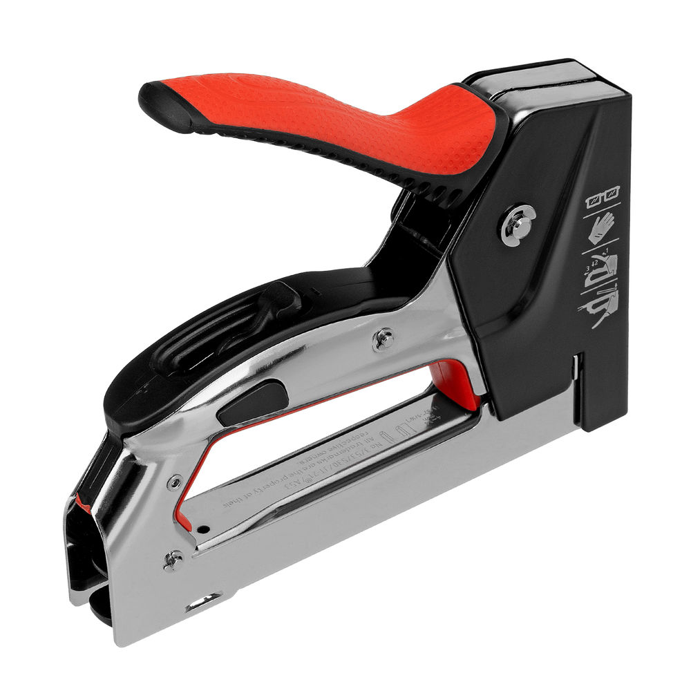 Степлер мебельный, стальной, быстрая загрузка, тип скобы 53, 4-14 мм, PRO Matrix (40917)