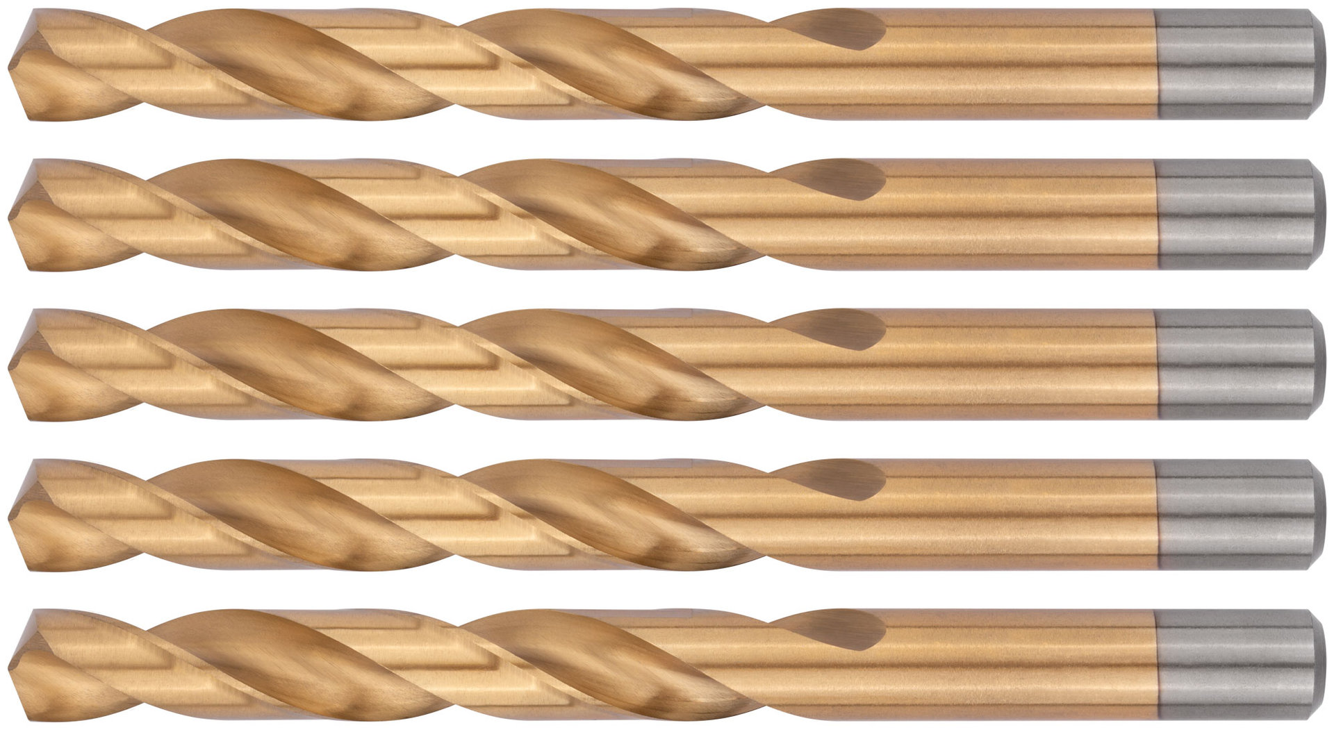 Сверла HSS по металлу, титановое покрытие 13,0 мм ( 5 шт.) (34203)