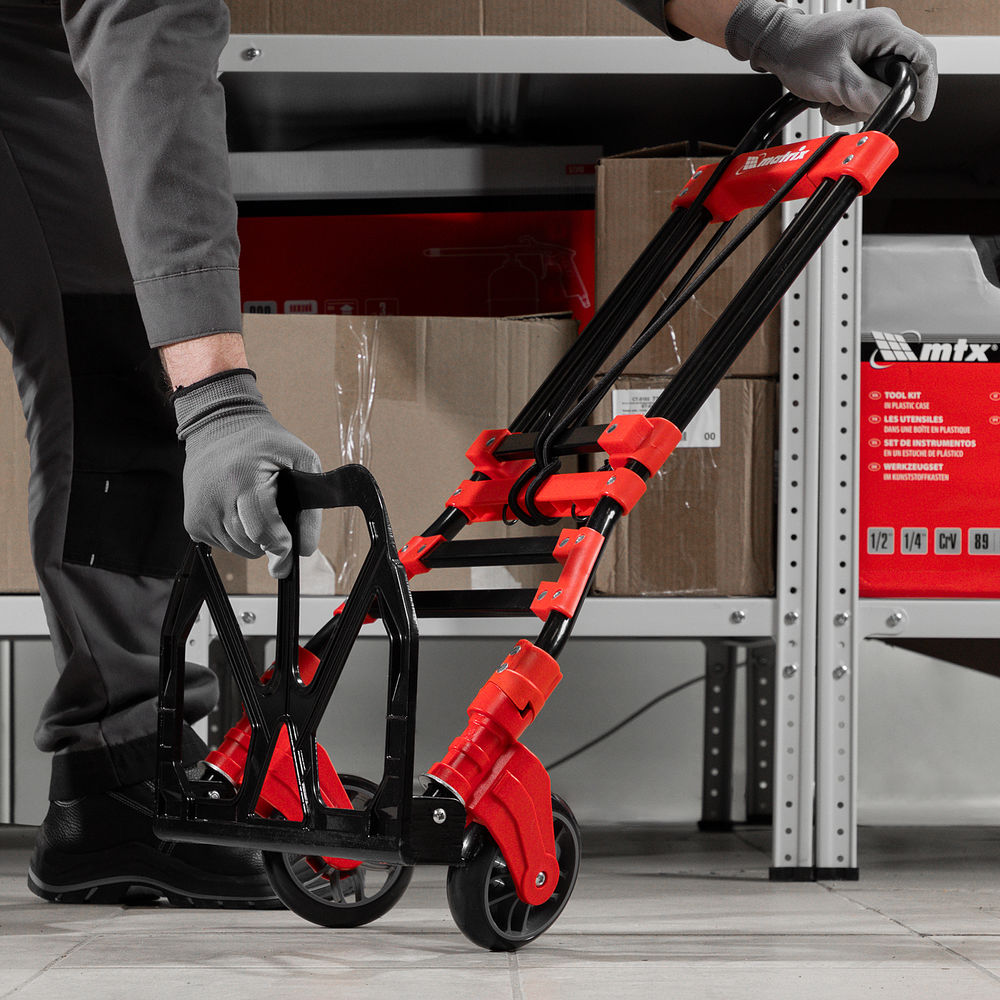 Тележка хозяйственная, складная, 2 колесная, грузоподъемность 80 кг Matrix