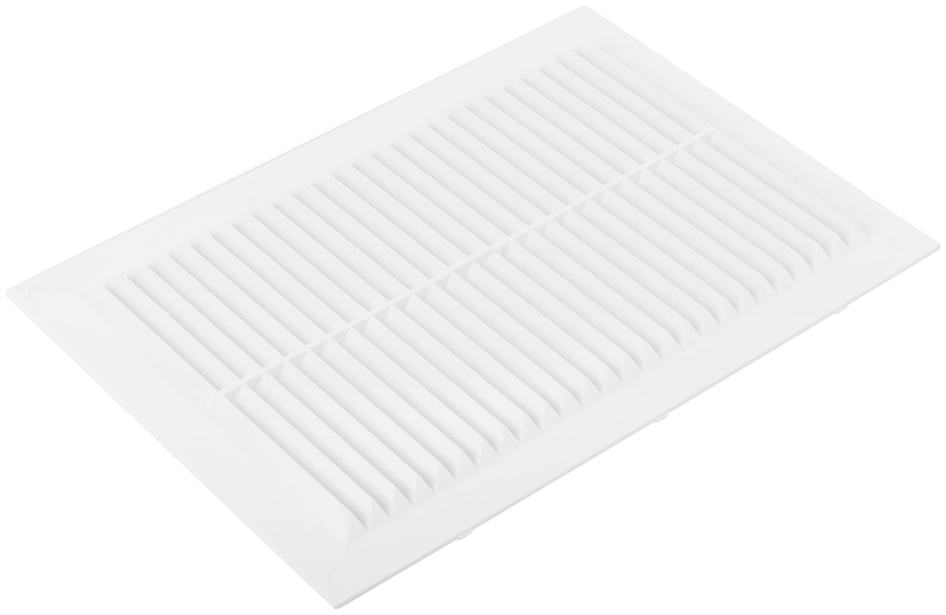 Вентиляционная решетка, пластиковая, 170 х 240 мм, с сеткой (75041)