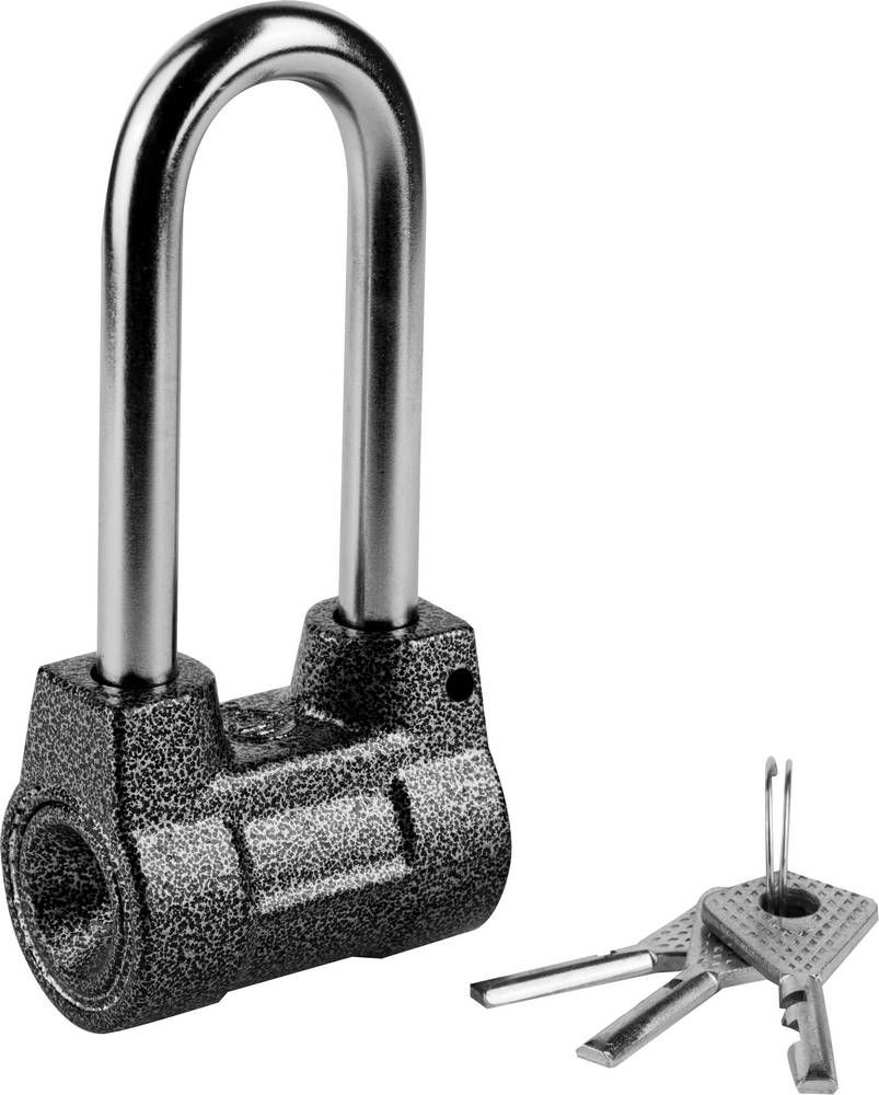 Замок навесной дисковый механизм секрета удлиненная дужка ВС2-4А-01 57 мм 37220-4-01  