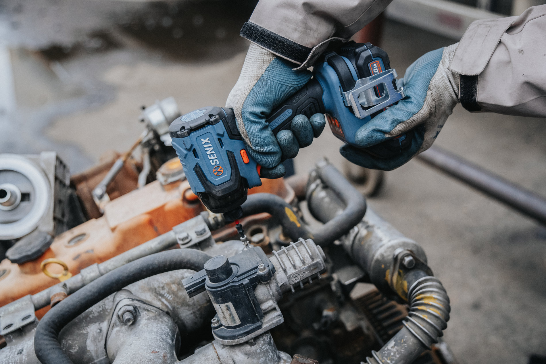 Импульсный шуруповерт, 180Нм, 1х4Ач, ЗУ, кейс X2 20В