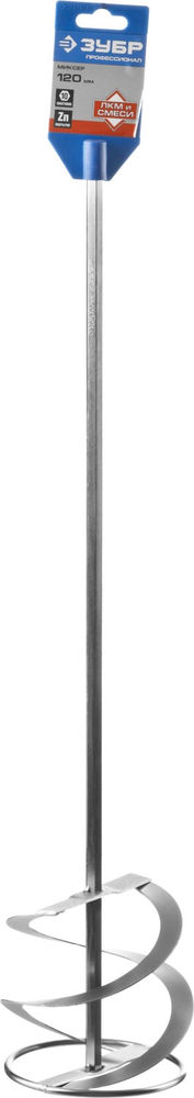 Миксер для красок 120?600 мм шестигранный хвостовик ЗУБР Профессионал 0603-12-60_z02