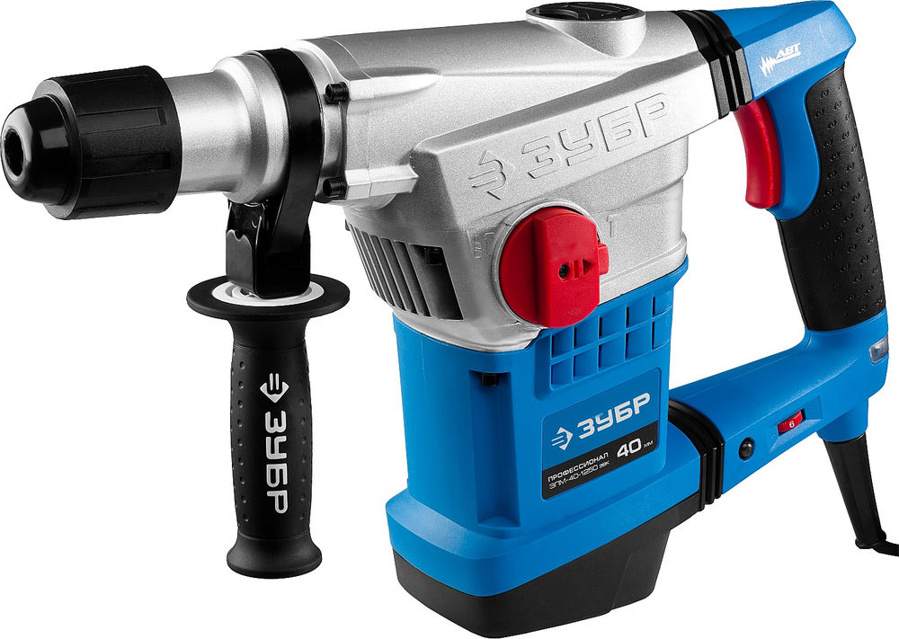 Перфоратор SDS-Max 40 мм 1250 Вт АВТ Профессионал ЗУБР ЗПМ-40-1250 ЭВК
