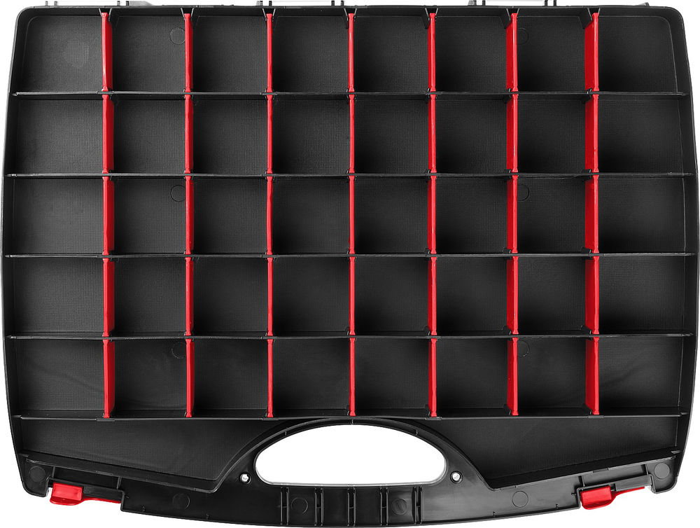 Органайзер 425 х 330 х 85 мм двухсторонний с 80 ячейками ЗУБР ДОН-80 38036-80