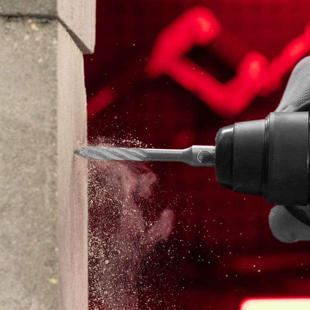 Бур по бетону, 6 x 110 мм, SDS Plus c крестовой пластиной Matrix (70626)