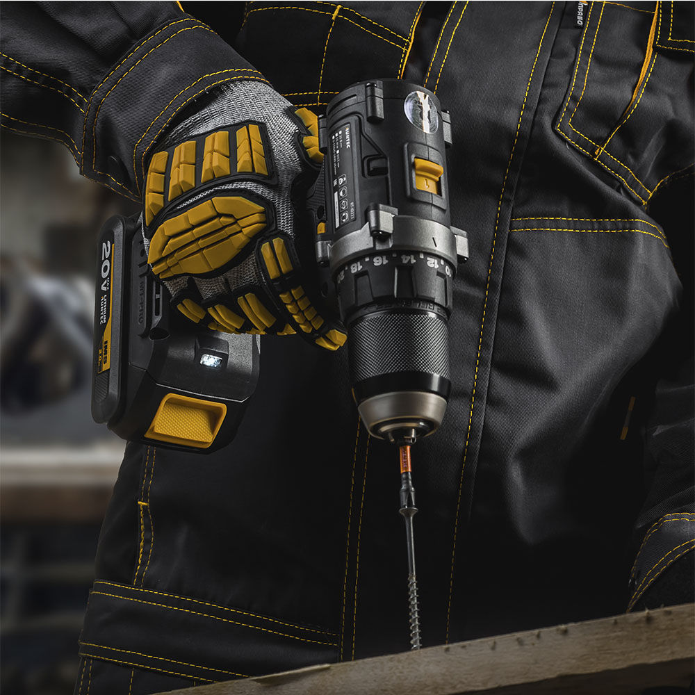 Дрель-шуруповерт аккумуляторная PRO 13 мм,20В, 22Ач, 55Нм RUNTEC RT-ID221