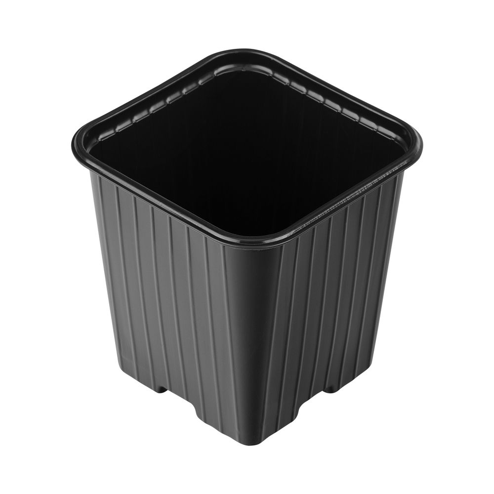 Горшочек для рассады, 90 х 90 х 95 мм, полистирол, 10 шт, (64341)