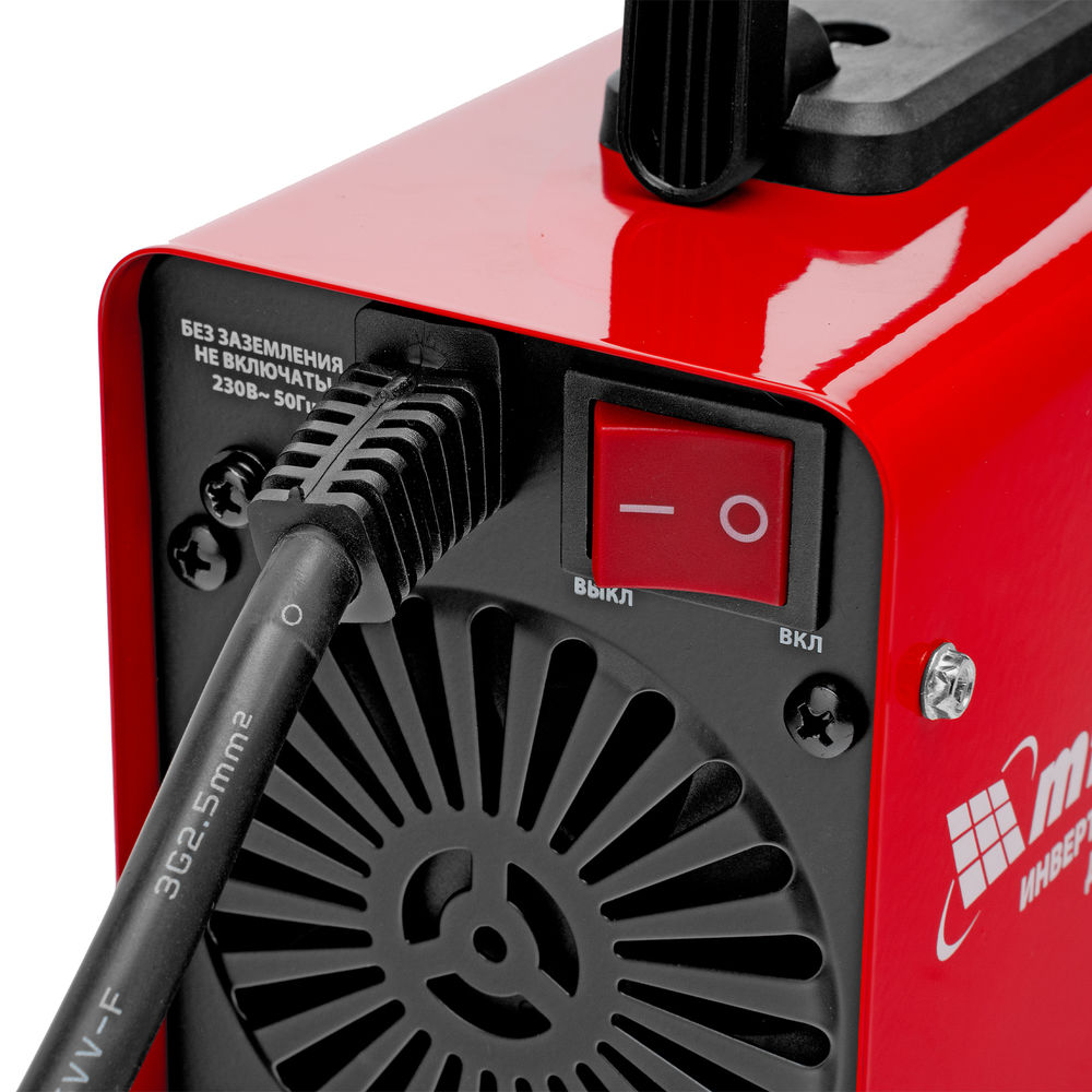 Инверторный аппарат дуговой сварки MMA-200BS, 200 А, ПВ 60% MTX (94398)