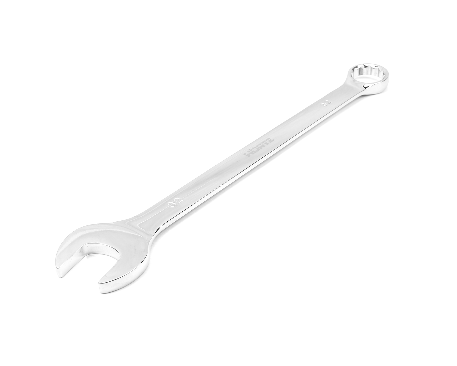 Ключ гаечный комбинированный удлиненный 32х32 мм хромирование HORTZ