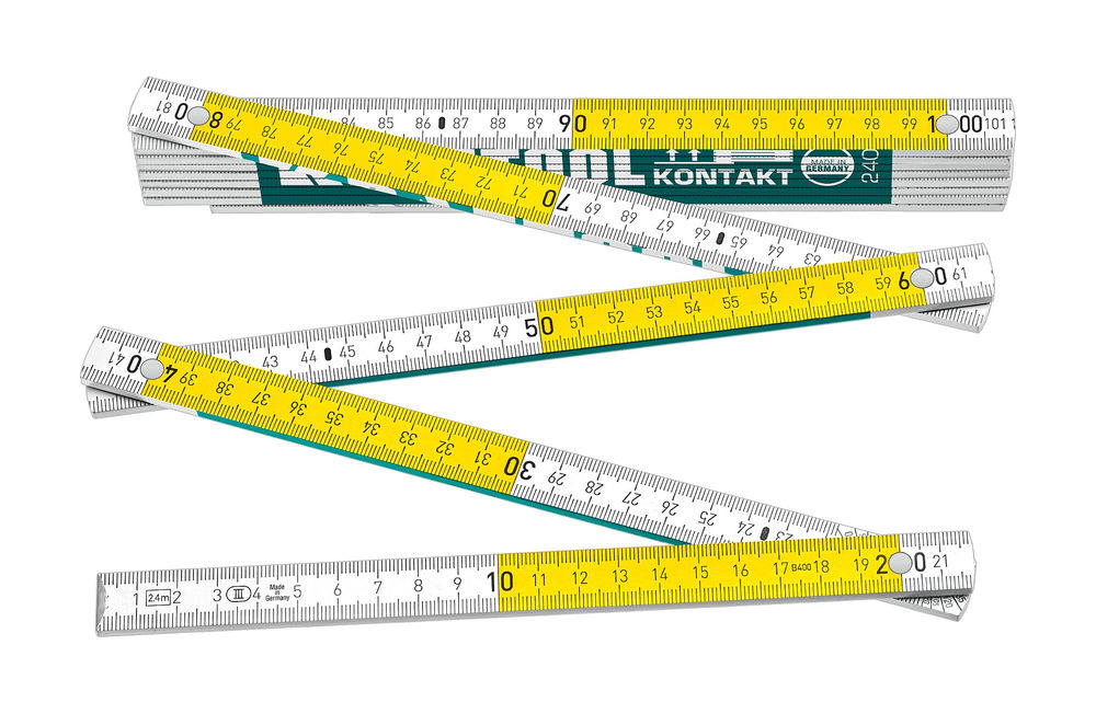 Метр складной деревянный профессиональный 2.4 м PRO-90 Kontakt KRAFTOOL 34729