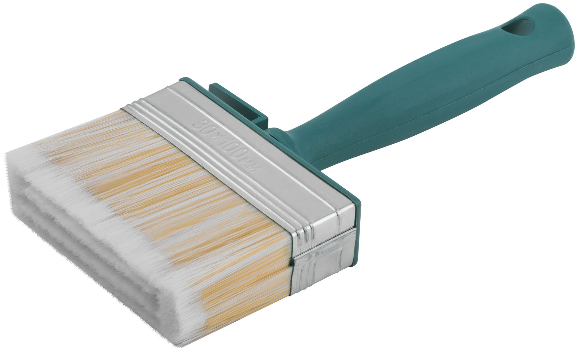 Макловица, искусственная светлая щетина, пластиковый корпус, полая ручка, мини 30 х 100 мм (01637)