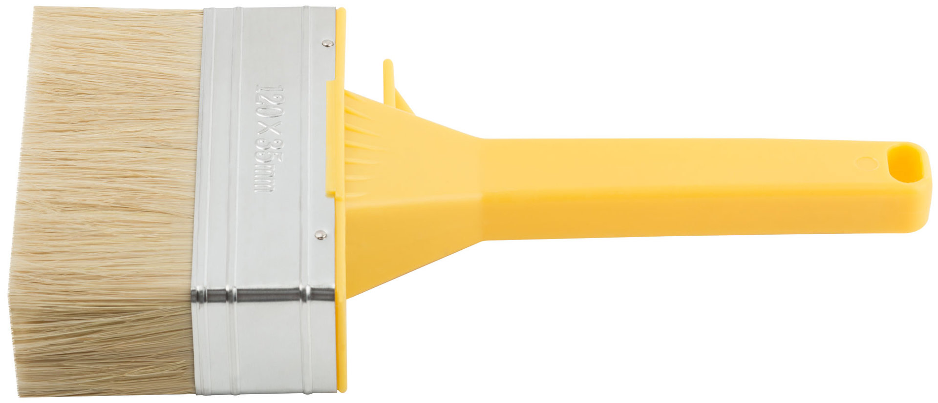 Макловица, натур.светлая щетина, сплошной пластиковый корпус, полая ручка, мини 35 х 125 мм (01648)