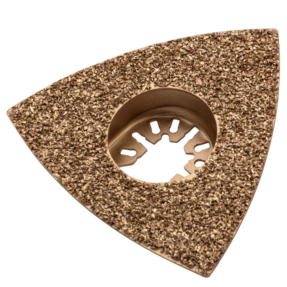 Насадка для МФИ шлифовальная дельтавидная, HM, по плитке и дереву, 78 мм Denzel (782323)