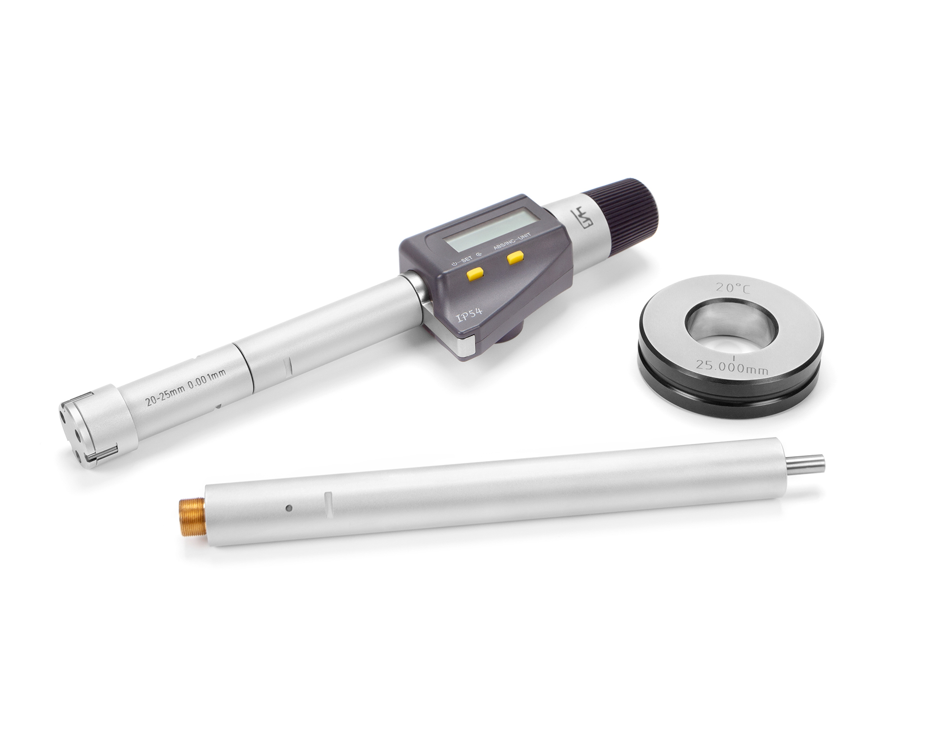 Нутромер микрометрический 3-точечный электронный 20- 25 0,001 у/к ЧИЗ