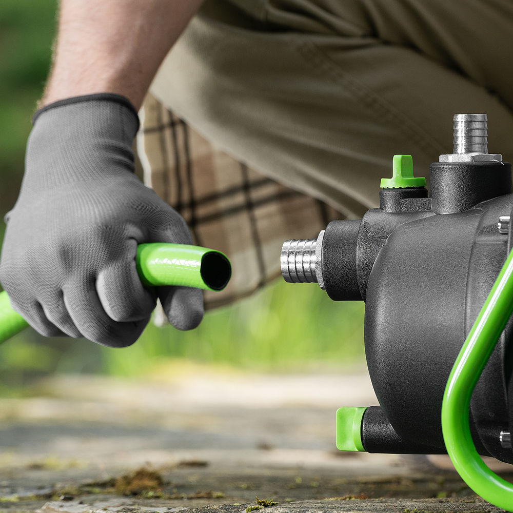 Садовый поверхностный насос СПН650-П, 650 Вт, напор 37 м, 3200 л/ч, пластик Сибртех (97244)