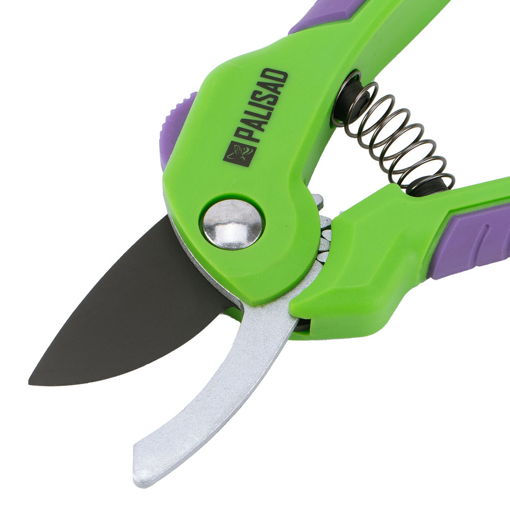 Секатор прямого реза, 210 мм, шестеренный привод, двухкомпонентные рукоятки, Palisad (60532)