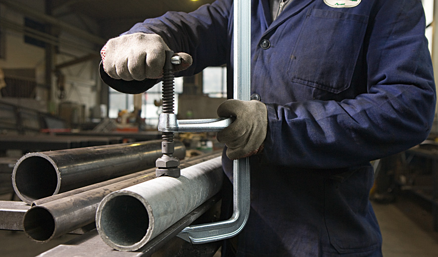 Струбцина 250/140, 12 кН, затяжка 40 Нм, Т-ручка SG25M BE-SG25M