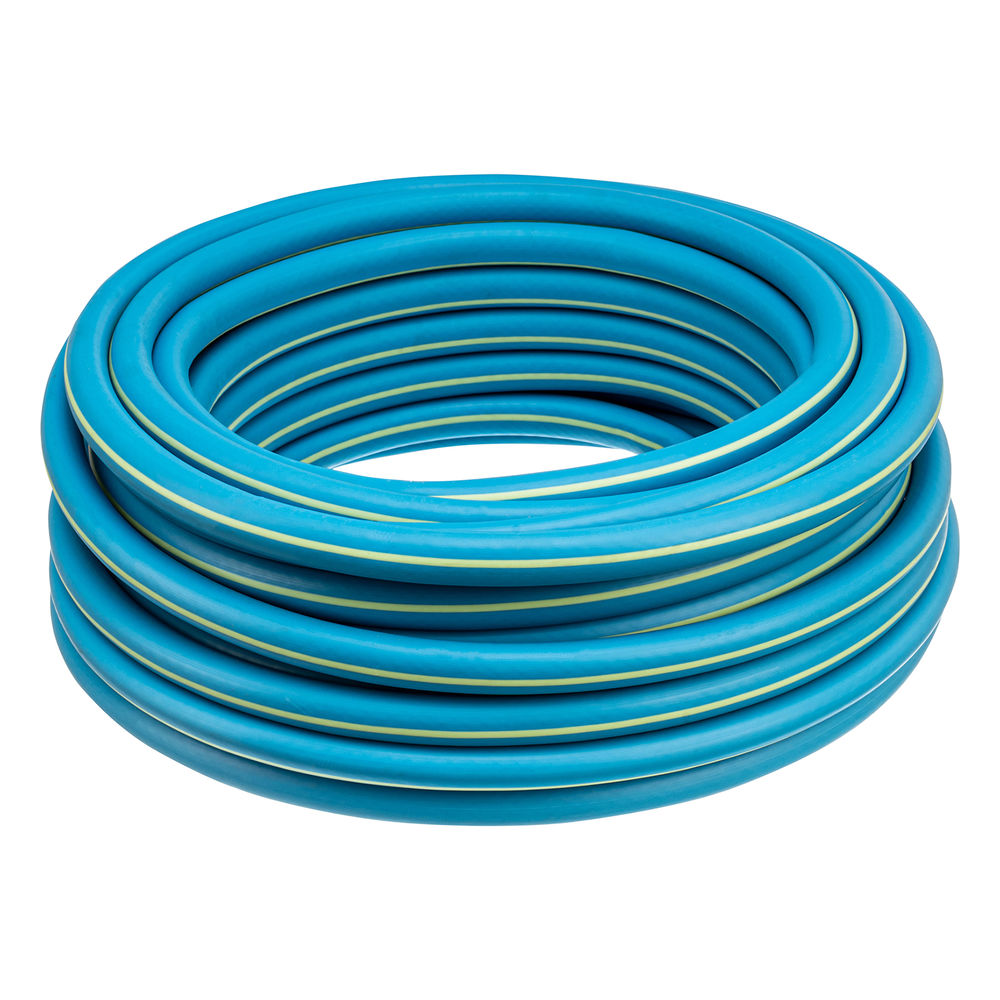 Шланг поливочный армированный 3 слойный ТЭП 1/2, 20 м, лазурный Palisad (67106)