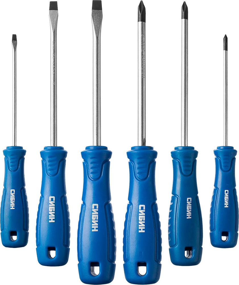 Набор отверток 6 предм СИБИН 25086