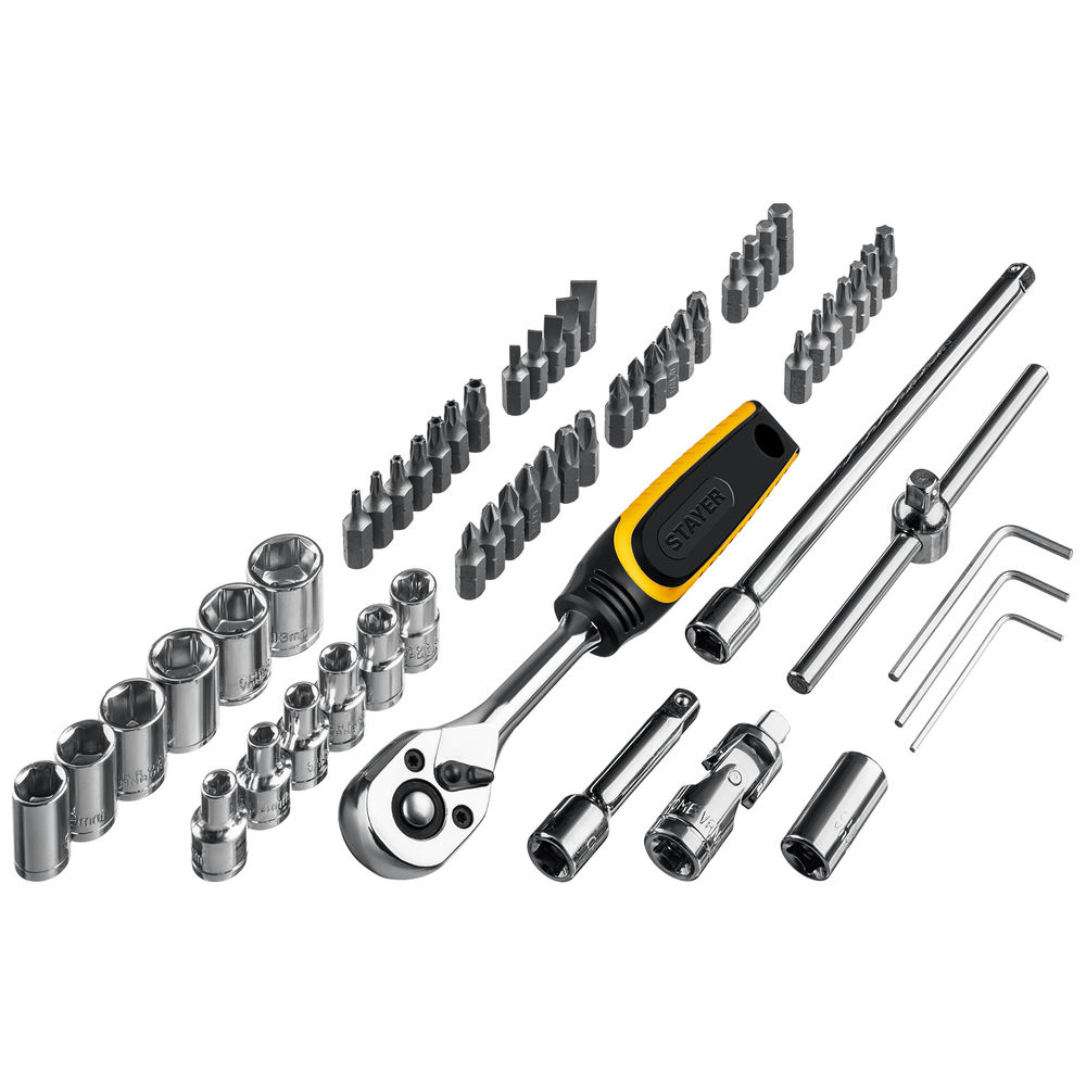 Набор инструмента универсальный Auto 57, 57 шт STAYER 27760-H57