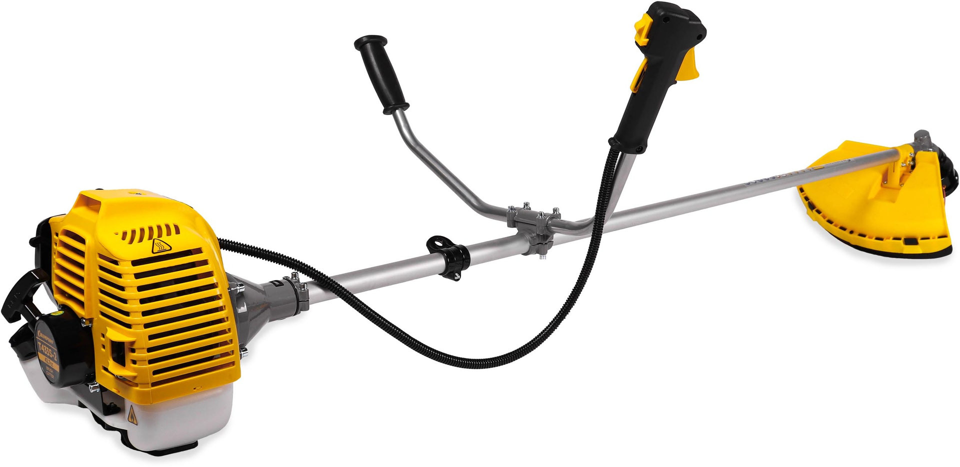 Триммер CHAMPION Т433S-2 неразъемн.прям. 1,25кВт 42,7см? 7кг HT21+40/255/25,4 U-ручка легк.старт