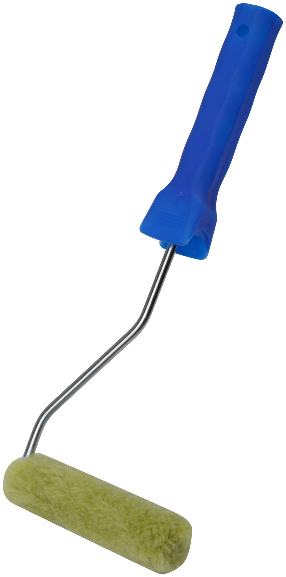 Валик полиакриловый мини зеленый, диам.15/35 мм, ворс 10 мм, длина ручки 400 мм, 100 мм (02693)
