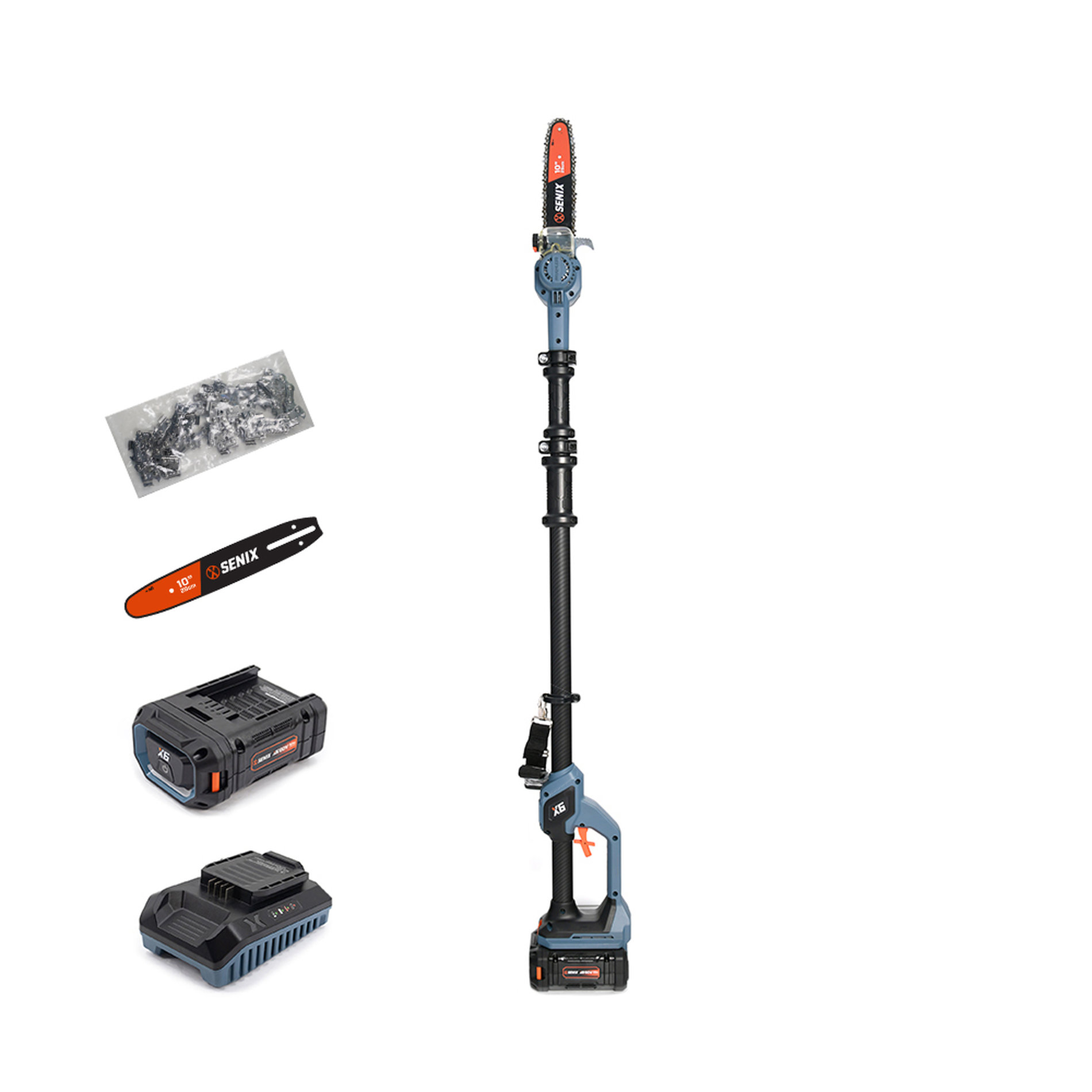 Высоторез/сучкорез, бесщ.мотор, 30 см, Oregon. В комплекте: 1 батарея 3.0Ач, ЗУ X6 60В