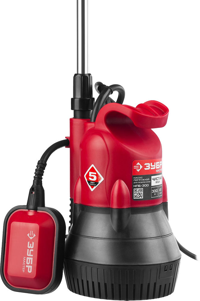 Насос дренажный для резервуаров (бочковой) 300 Вт ЗУБР НПБ-300  
