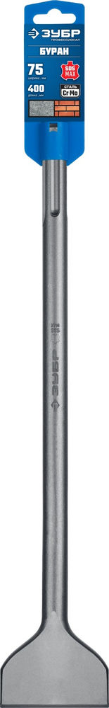 Зубило лопаточное 75 x 400 мм SDS-max ЗУБР БУРАН Профессионал 29384-75-400_z01