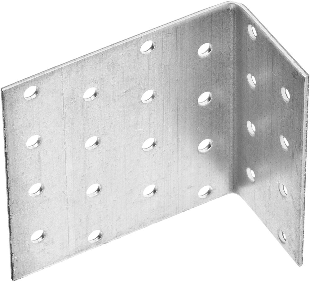 Крепежный уголок анкерный УКА-2.0 80 x 80 x 40 x 2 мм ЗУБР 310226-080-080