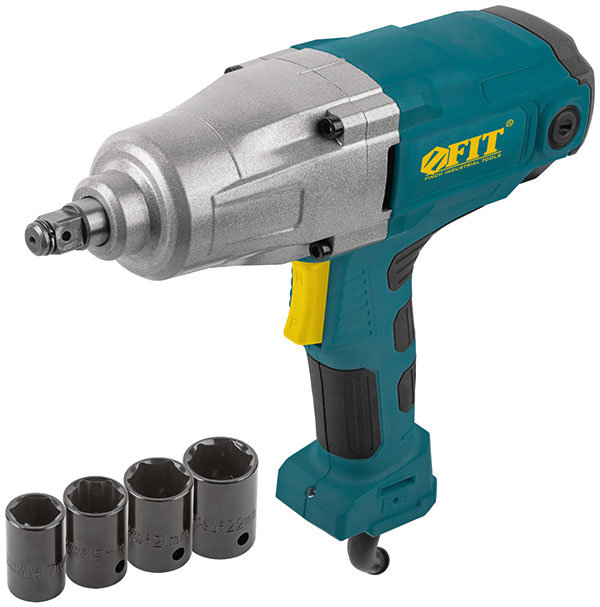 Гайковерт электрический 710 Вт; 3300 об/мин; 4950 уд/мин; 500 Нм; БС щеток; рез. накл.; 2,5 кг ; коробка (80128)