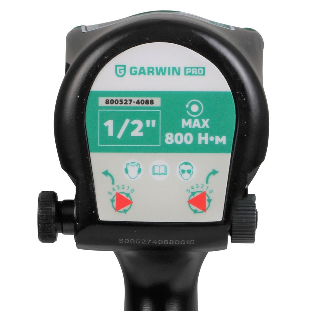 Гайковерт пневматический ударный 1/2 800 Нм, GARWIN PRO, 800527-4088