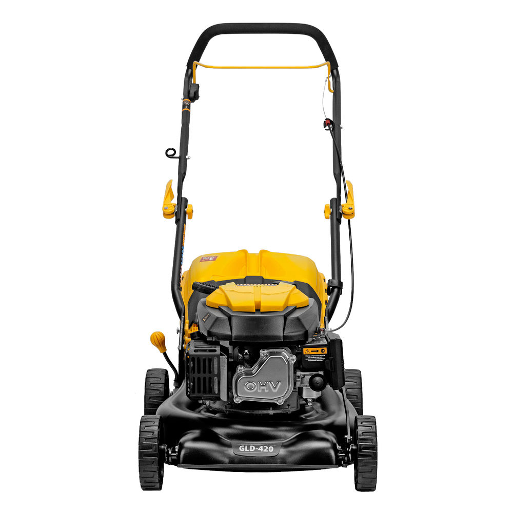 Газонокосилка бензиновая GLD-420, 146 см3, ширина 42 см, 40 л Denzel (58805)
