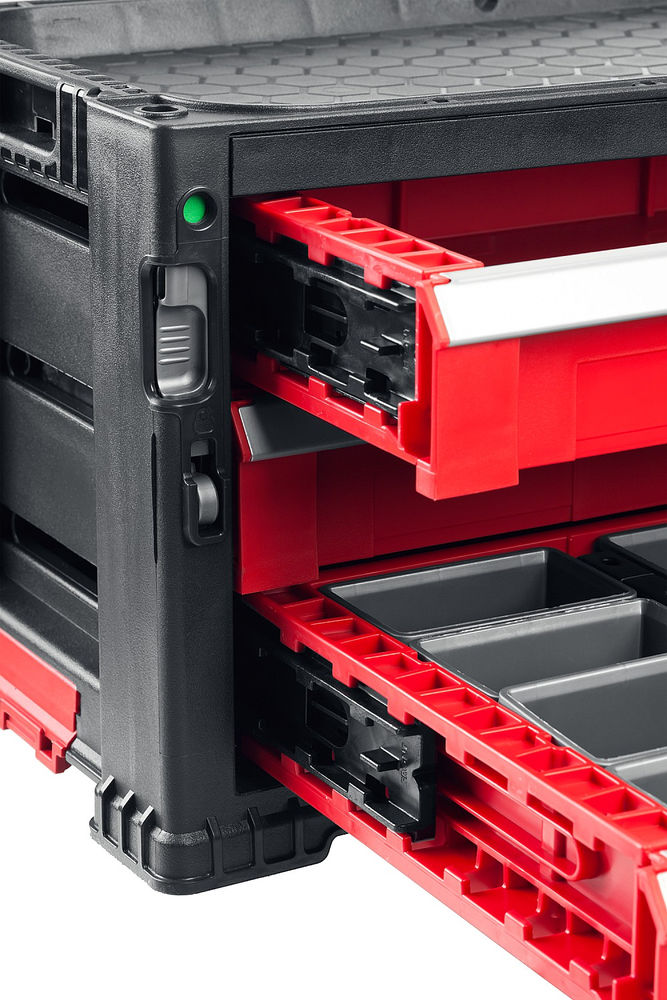 Ящик 562 х 289 х 262 мм (22) с 3 выдвижными полками DRAWER-3 KETER 38381-3