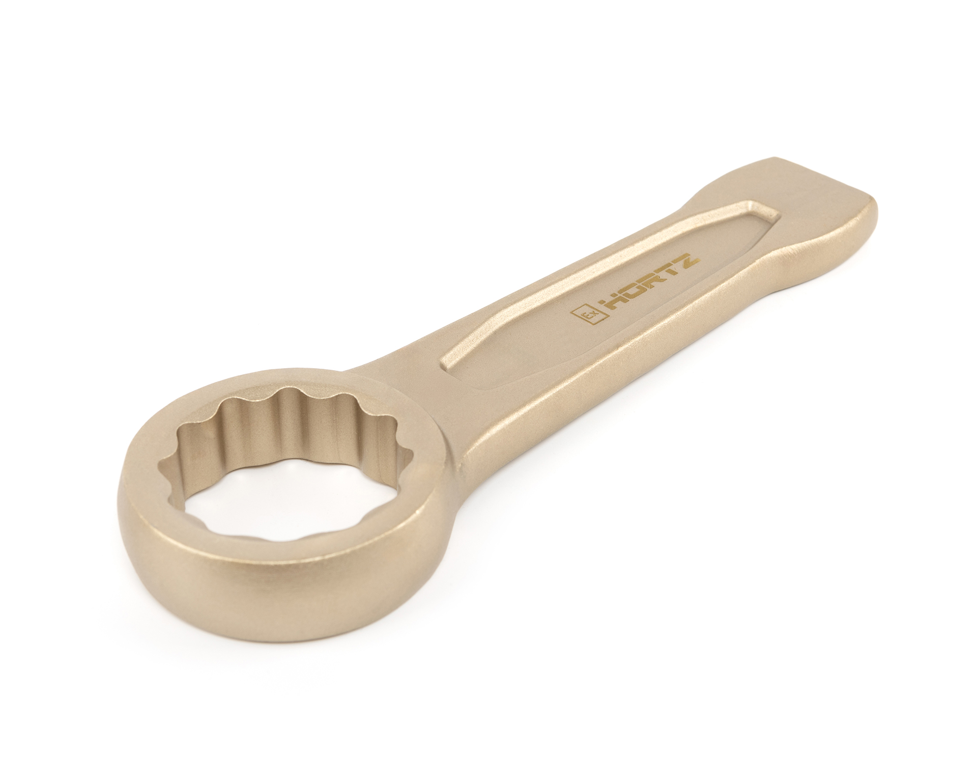 Ключ гаечный накидной ударный 110 искробезопасный сплав AlCu 160-110, HORTZ