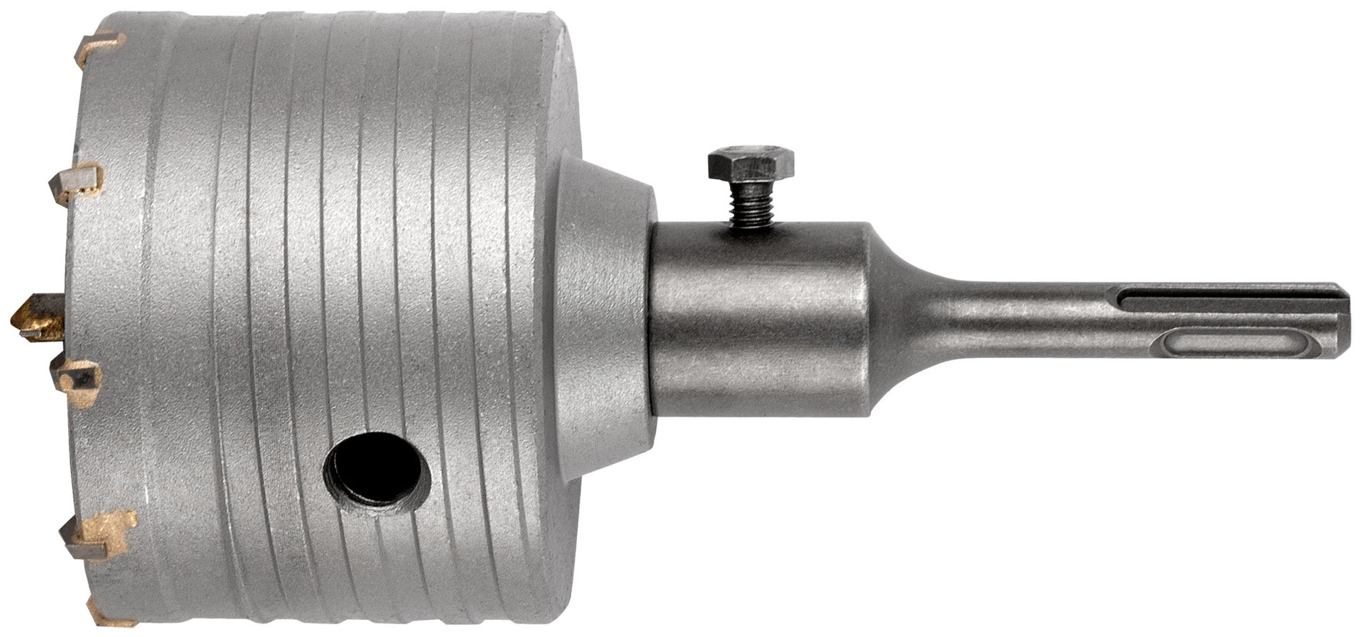 Коронка кольцевая по бетону, хвостовик 110 мм в сборе, 80 мм (33447)