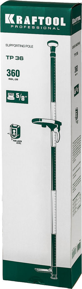 Элевационная распорная наборная штанга-штатив с треногой ТР 36 KRAFTOOL 34823
