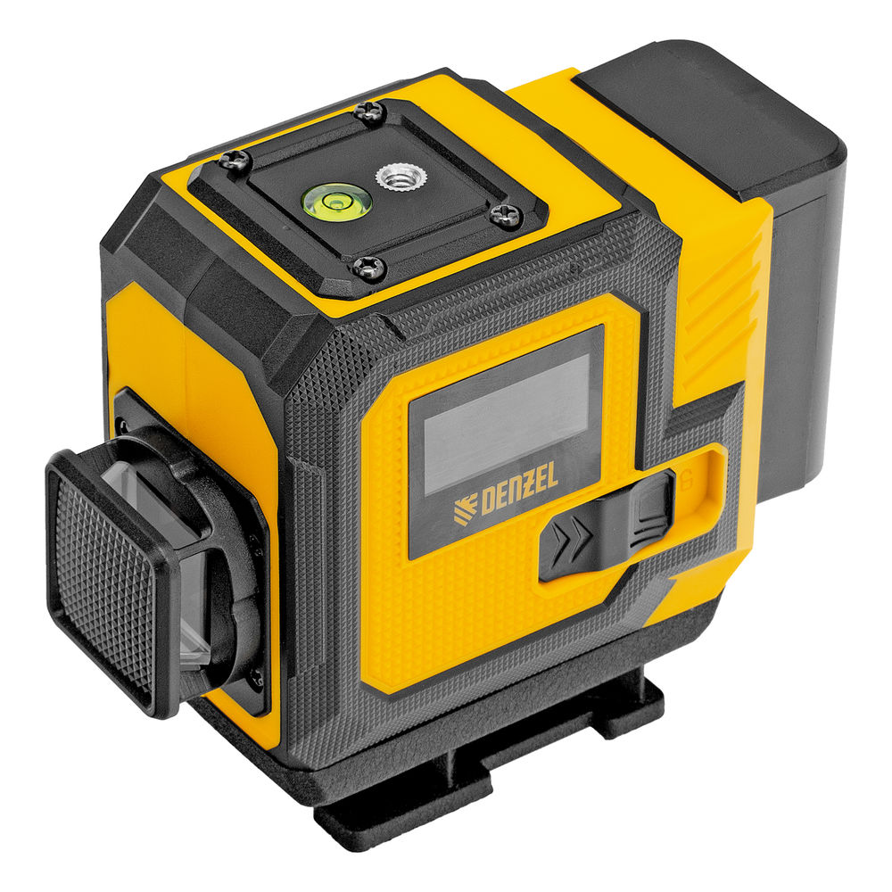 Лазерный уровень мультипризменный DLV-360-3T, 30 м, зеленый луч, Li-Ion 2,4 Aч, штатив // Denzel (350805)