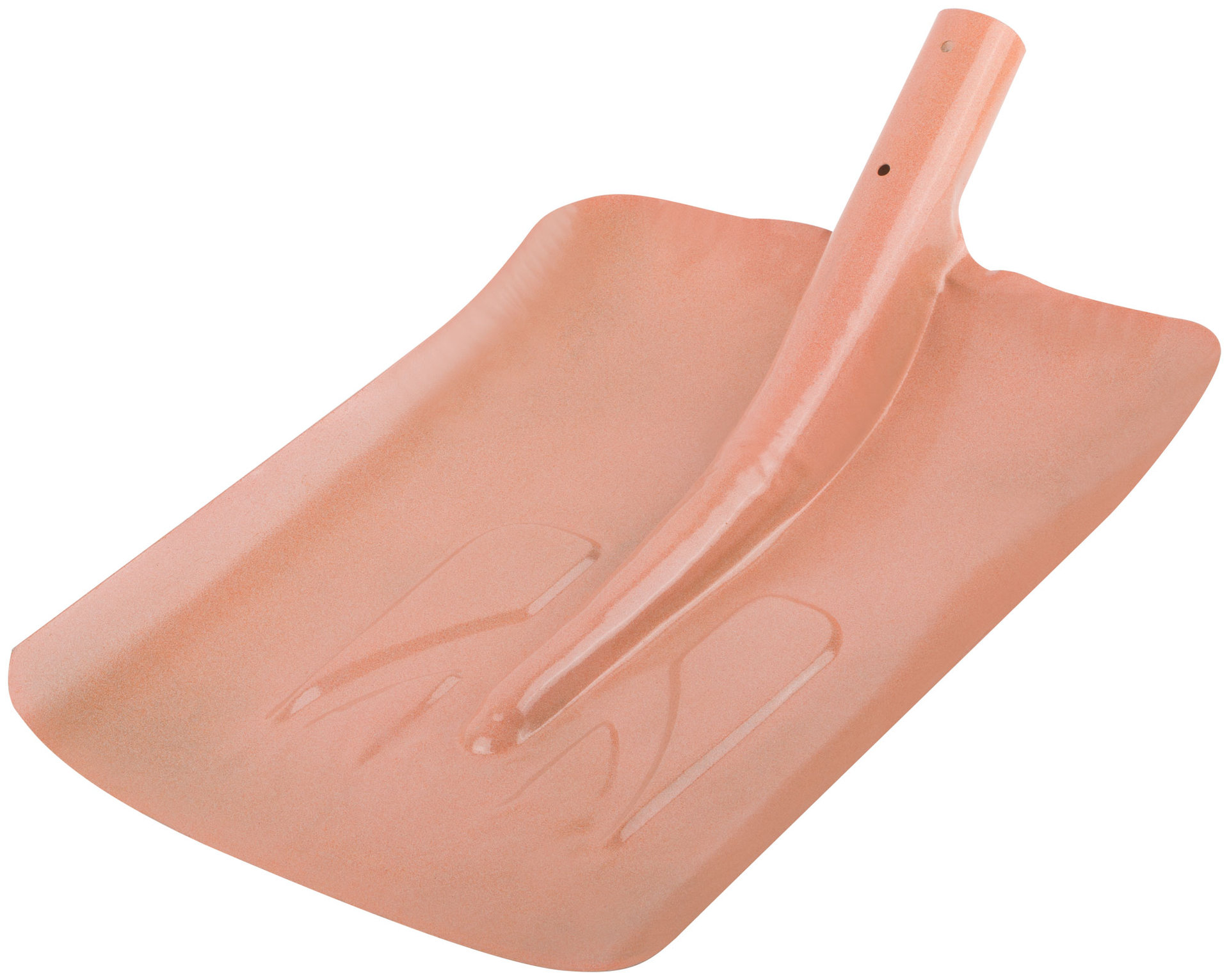 Лопата для уборки снега тротуарная стальная без черенка 340х385 мм (68121)