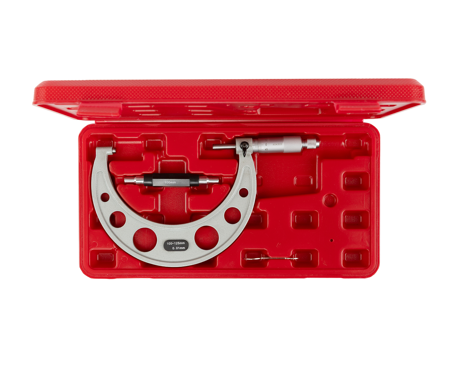 Микрометр МК- 125 0,01 круглая скоба 261-105D Guanglu