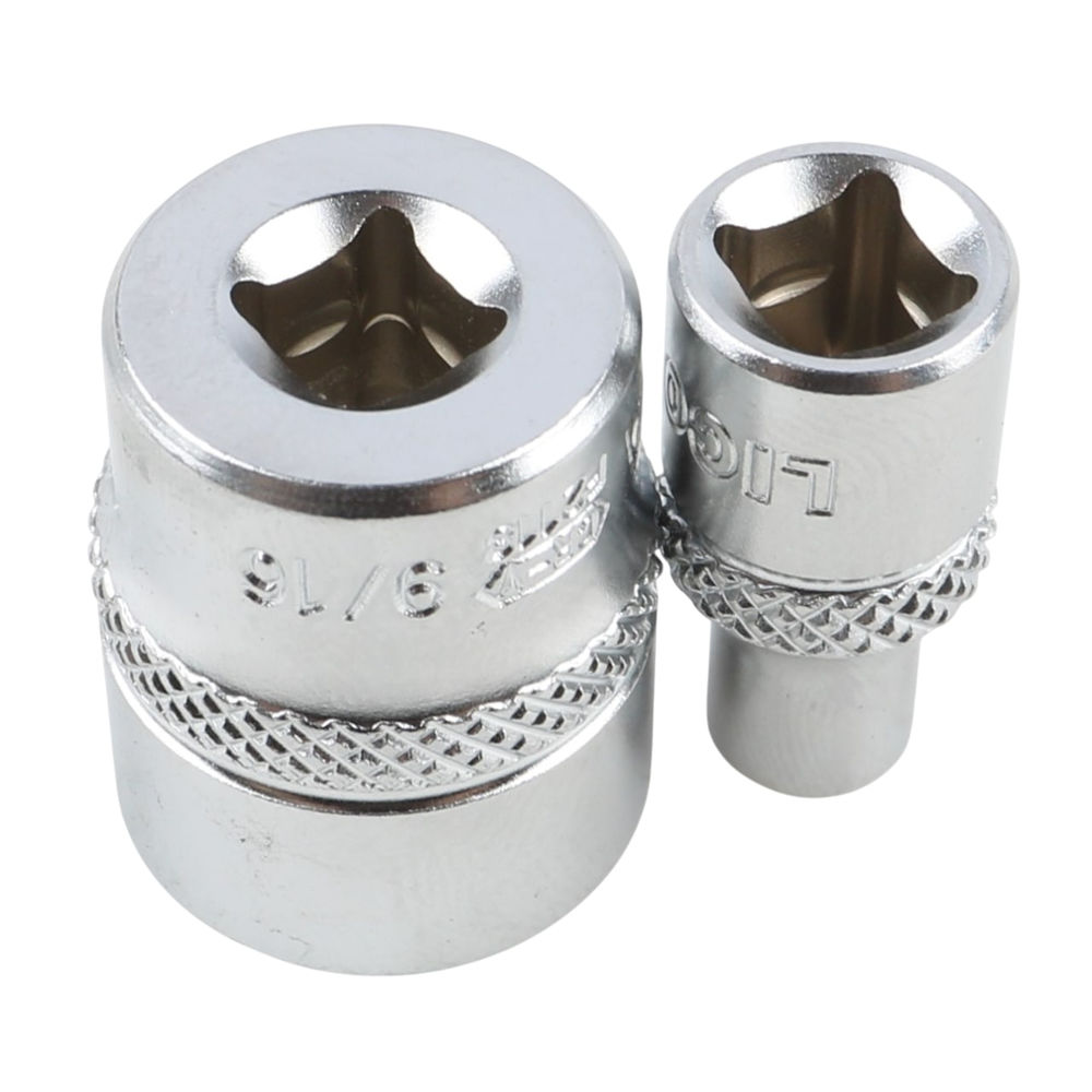 Набор торцевых головок 12-ти гранных 10 пр. на линейке, 3/16-9/16 1/4 Licota TBS-22002