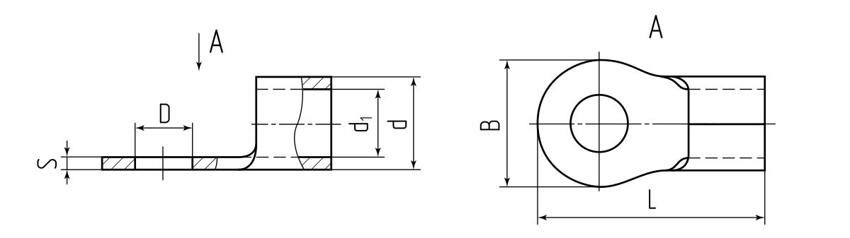 Наконечник кабельный ПМ 6–8 (КВТ) (66617)