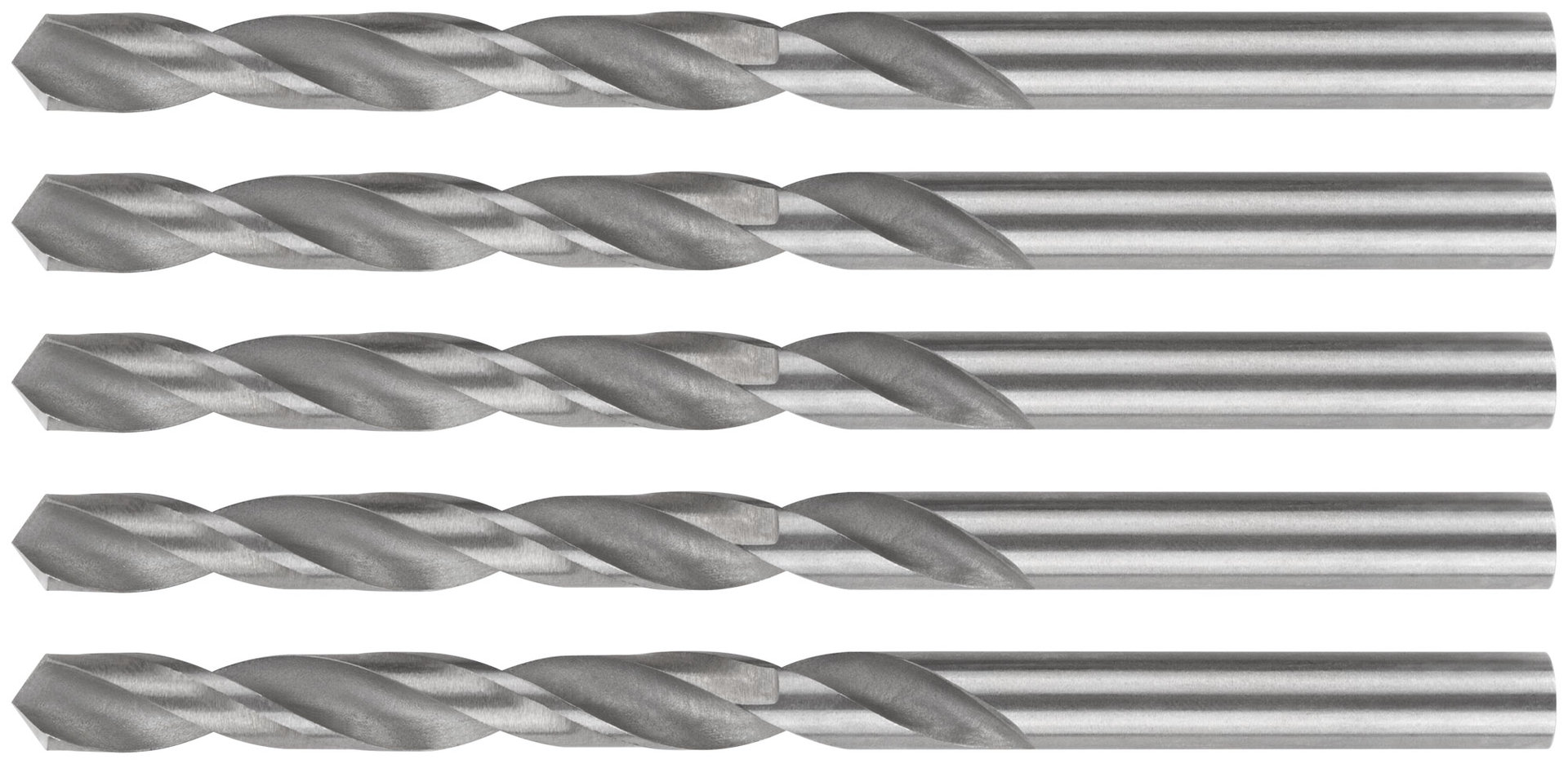 Сверла по металлу HSS, угол заточки 118°, 7,0 x 109 мм, (5 шт.) (35569М)