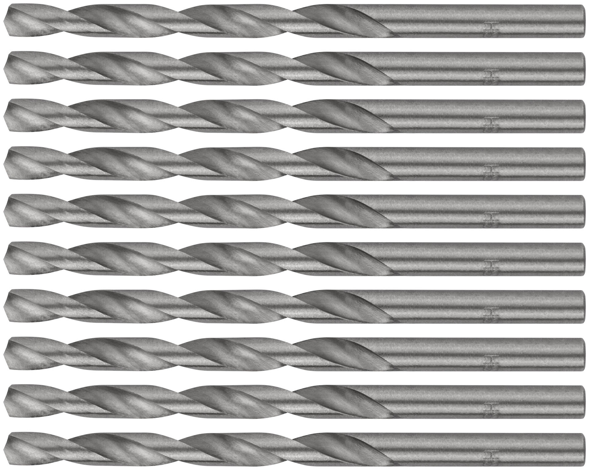 Сверла по металлу HSS полированные 5,0 мм (10 шт.) (33750)