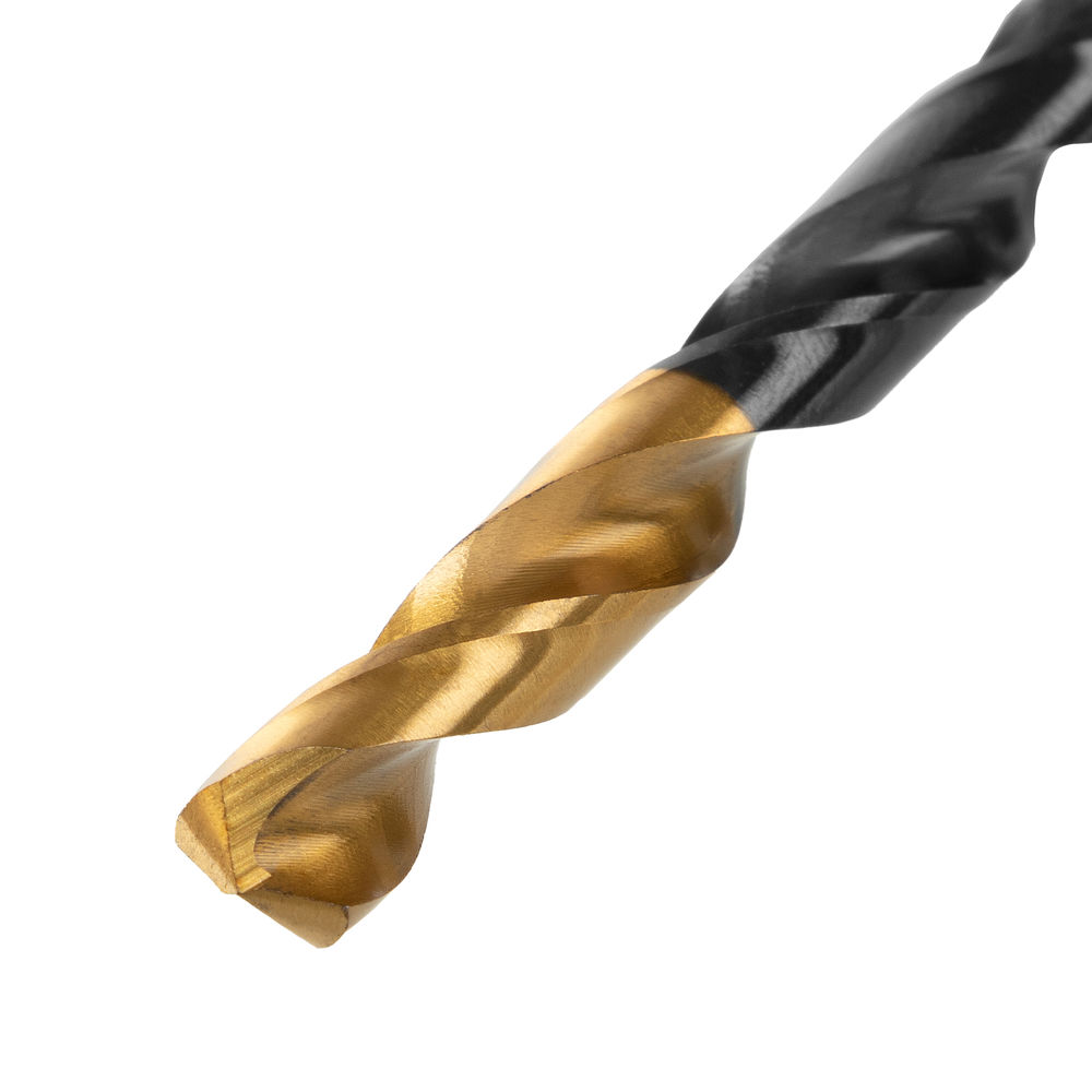 Сверло по металлу, 7 мм, HSS-Tin, Golden Tip, 10 шт. Denzel (717217)